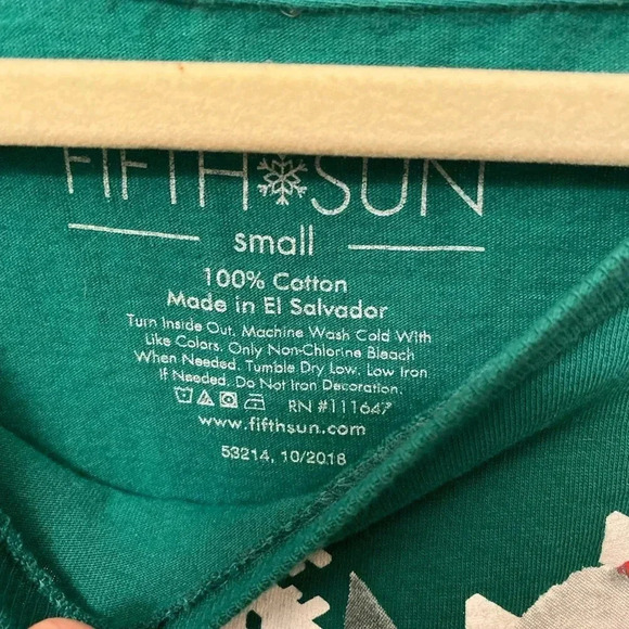 Kids small ugly Christmas tee cats dog pug Santa hat shirt snowflakes unisex - Picture 5 of 6